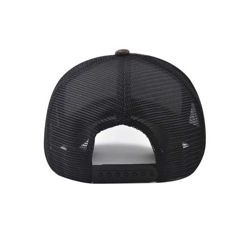 Fashionable outdoor mesh baseball cap mens checkered cap mesh cap casual Sunhat truck boys and girls Snapback Gorra wholesale W250414