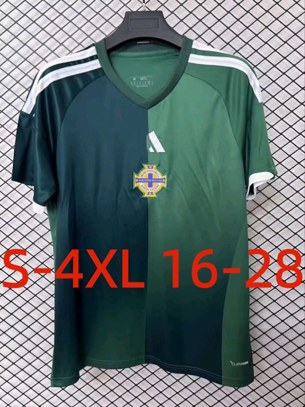 2026 2027 northern ireland magennis thailand soccer jerseys 24 25 26 27 away white evans lewis saville mcnair ballard man kids kits women football shirt 666