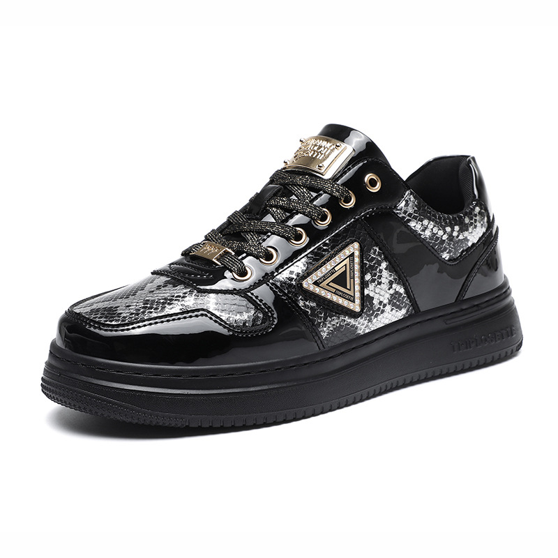 Designer Sneakers: Sequined Italian White Lace-Up Shoes for Men and Women (2024 Release)