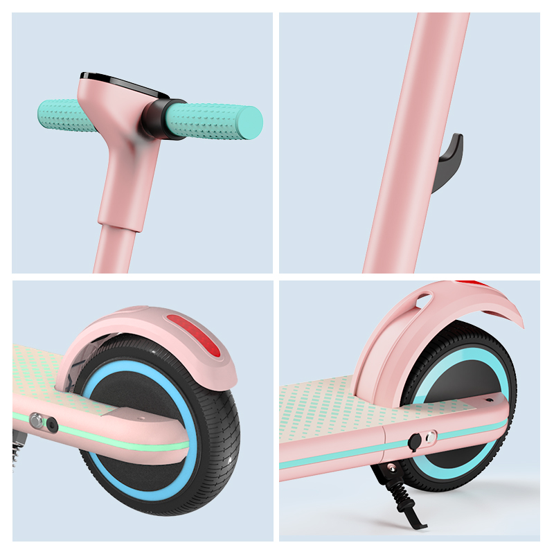 Euro Warehouse Mankeel MK027 Kids E Scooter 6.5inch Lightweight Electric Scooter with Range up to 5-8km, 14km/h Max Speed for Children Ages 6-12