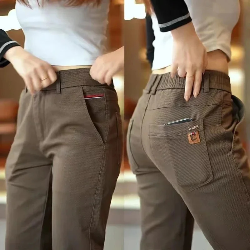 Spring Korean Fashion Mens Casual Pants Autumn Winter Regular Elastic Ultra Thin Business Pants Mens Trousers 250410