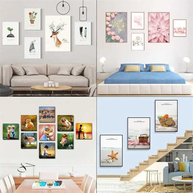 Abstract Bauhaus Lines Geometry Stripe Wall Art Canvas Painting Nordic Posters And Prints Pictures For Living Room Bar DecorM251114