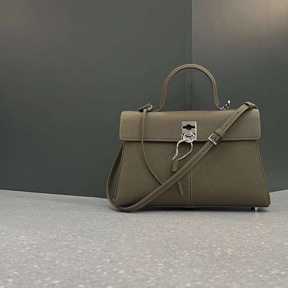 Women's Bags New top layer cowhide official document commuting niche high-end leather women's bag, hand-held crossbody bag