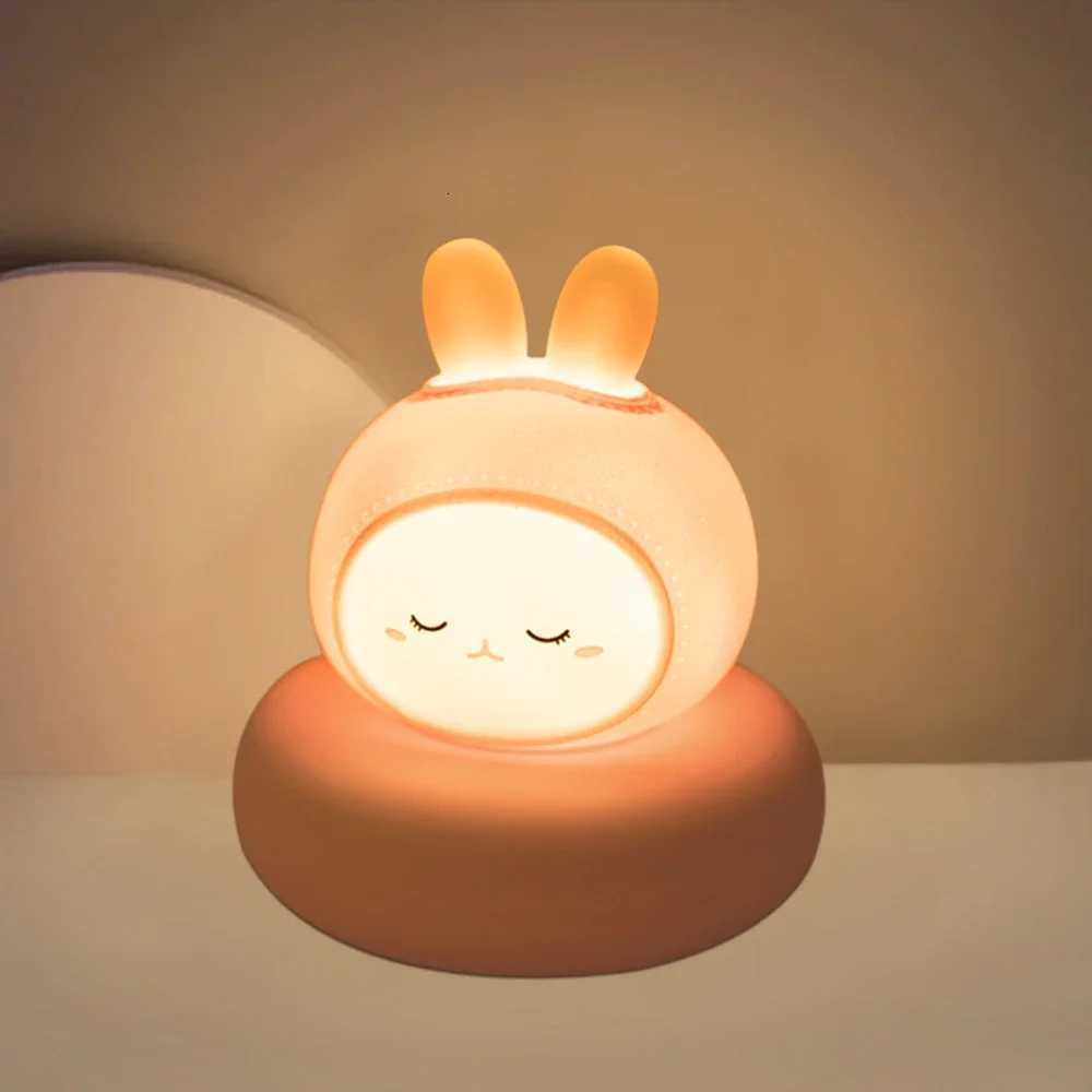 Cute Animal Night Light for Kids 3 Level Dimmable Nursery Sleeping Lamp Touch Control Nightlight for Breastfeeding Toddler Decor M251114