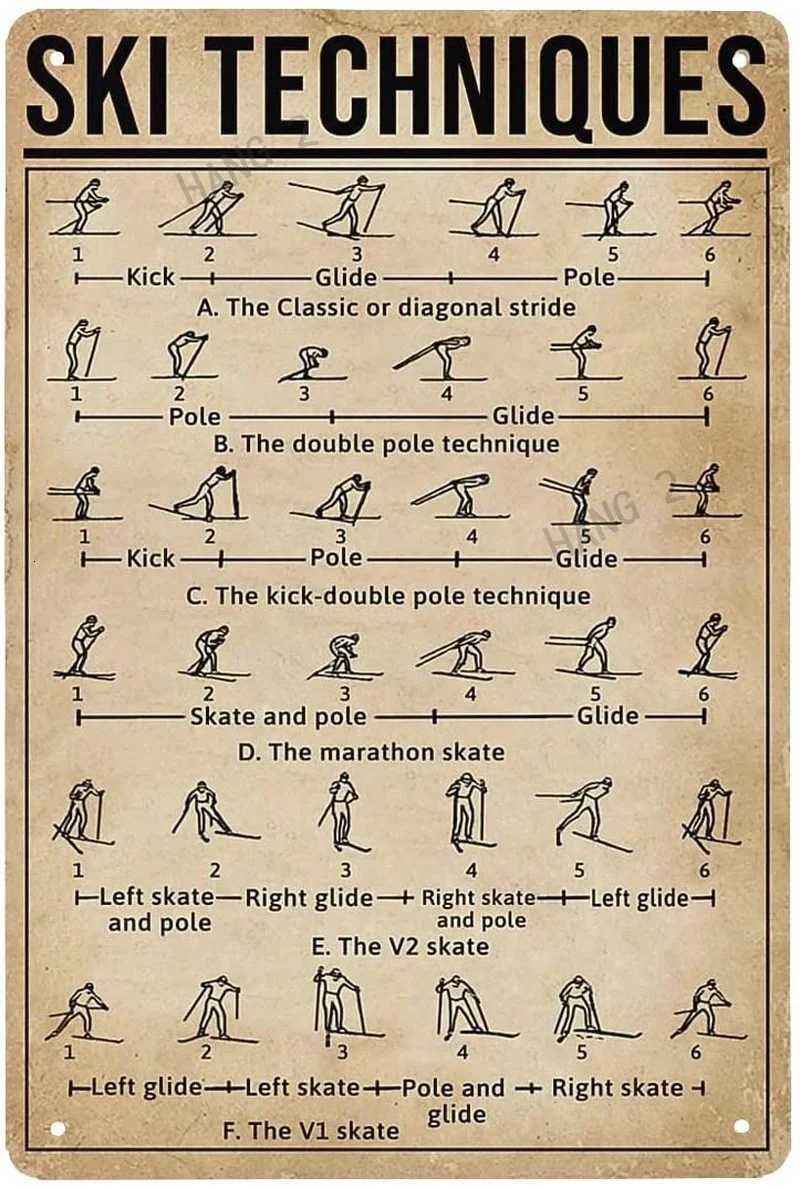 Ski Lift Loading and Unloading Wear-resistant Metal Signs Ski Loading and Unloading Area Wall Decoration Metal Signs 8x12 InchesM251114