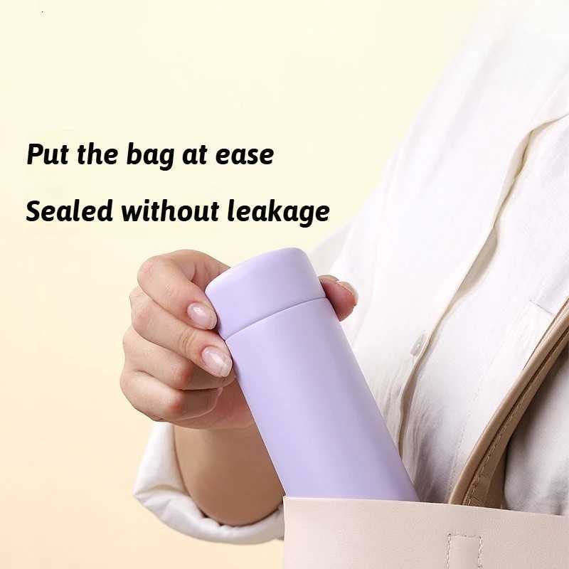 150ml/200ml Mini Thermos Cup 316 Stainless Steel Water Bottle Portable Vacuum Thermal Insulation Pocket Cup with Tea Strainer C251114