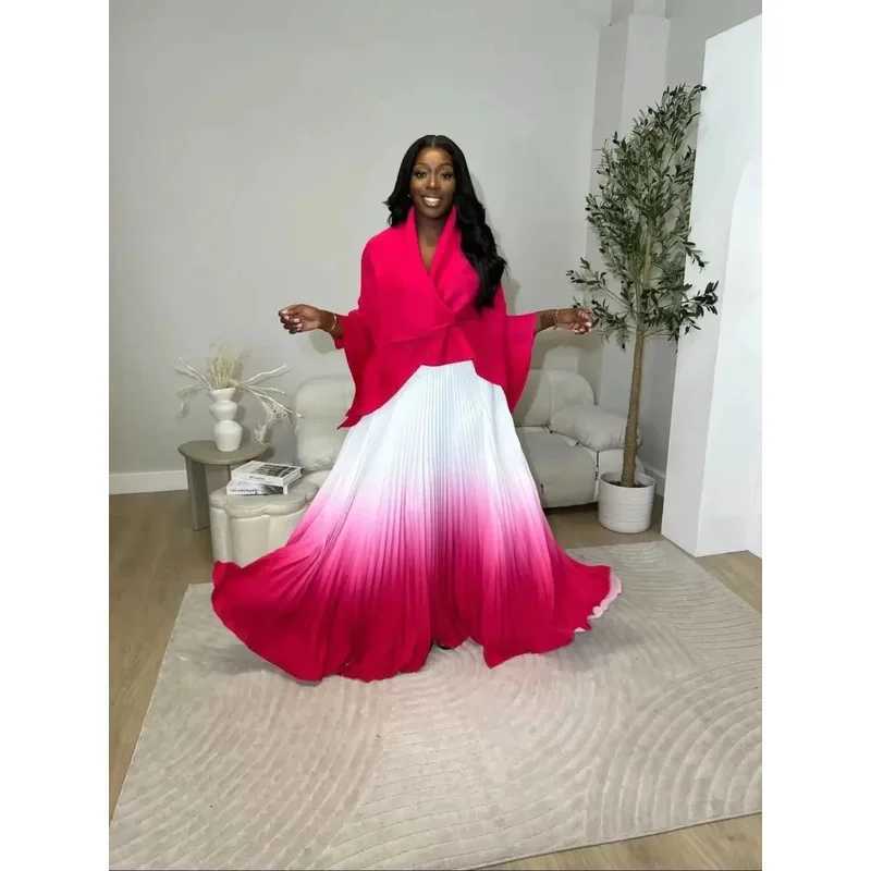 Folded suit jacket with gradient leather 2 pieces warm and comfortable ultra-thin high-quality casual and loose size 2024 new itemXJ250414