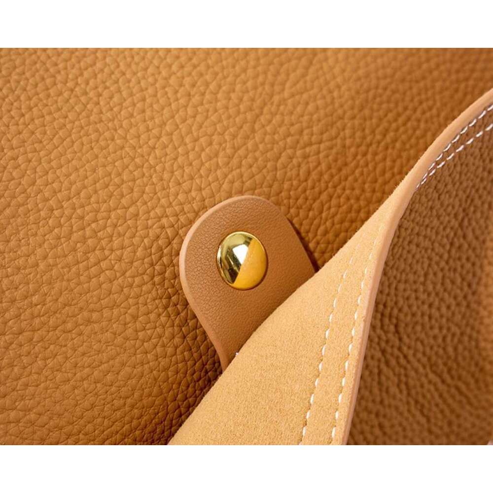 2025 New Vintage Crossbody Messenger Commuter Large Capacity Single-Shoulder Briefcase Cowhide Leather Handbag Shopping Bag