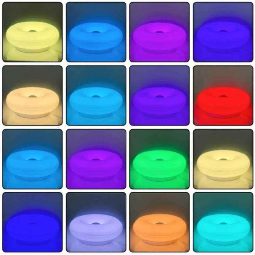 Bauhaus table lamp USB plug bedroom bedside lamp living room dining room decoration donut ambient light Home lights night lights M251114