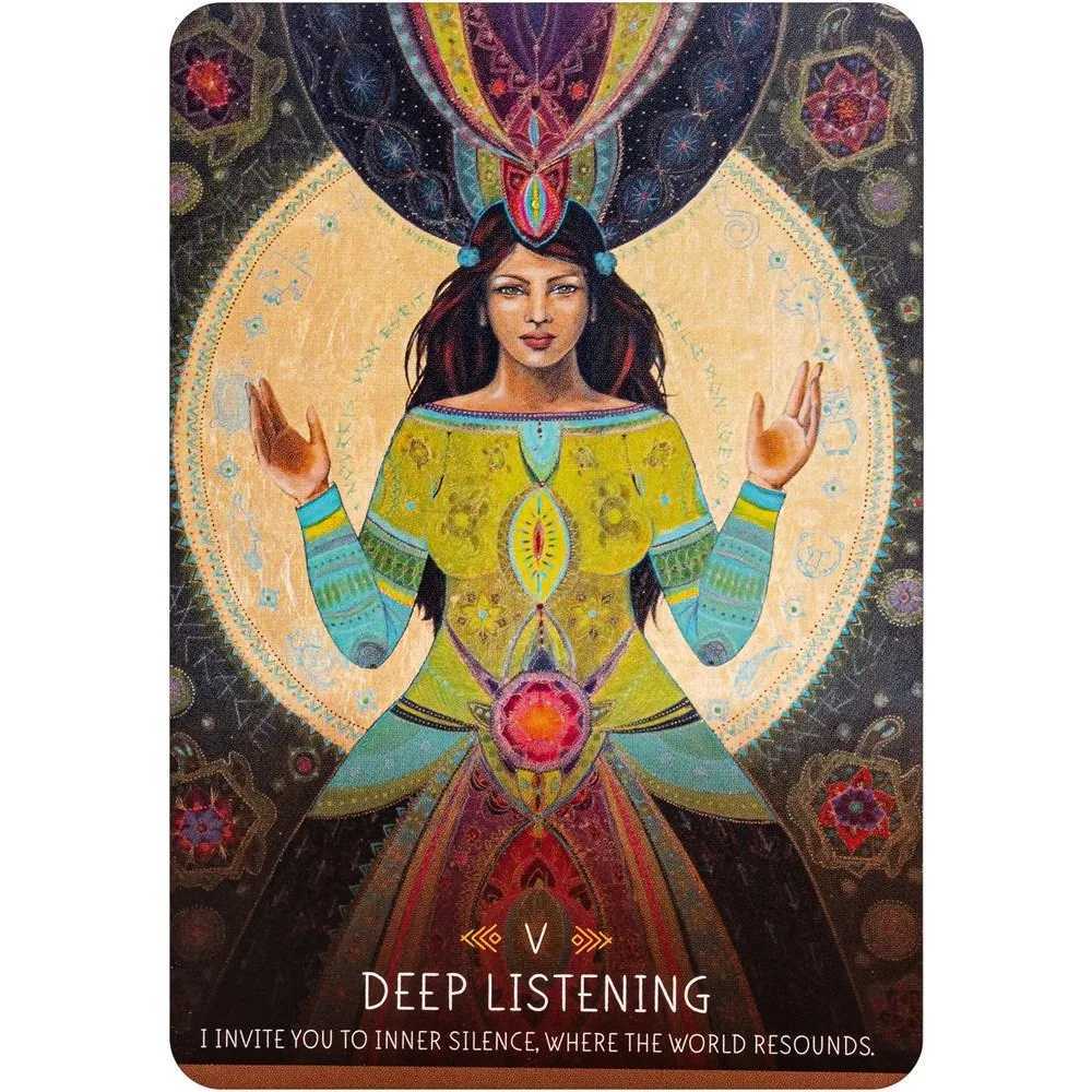 10473cm Medicine Woman Oracle Discover The Archetypes of The Divine Feminine 49 Pcs Oracle Cards C251114