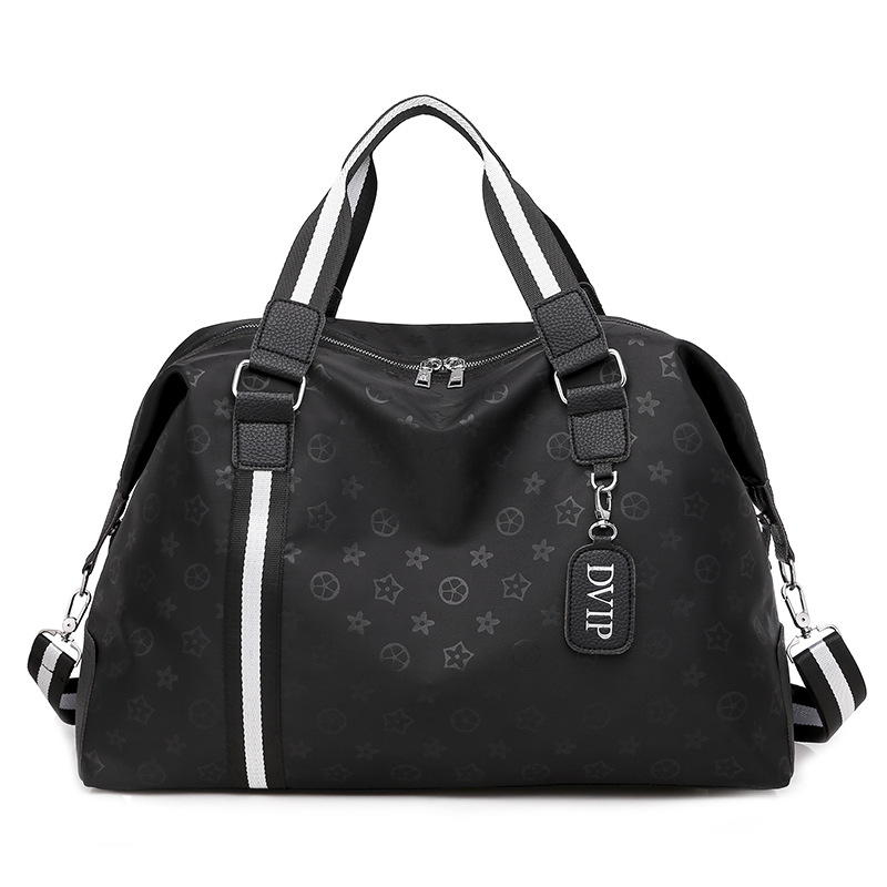 Fashion Luxury New Striped Print Large Capacity Travel Bag Unisex Short Long Trip Duffle Sport Gym Tote Free Shipping