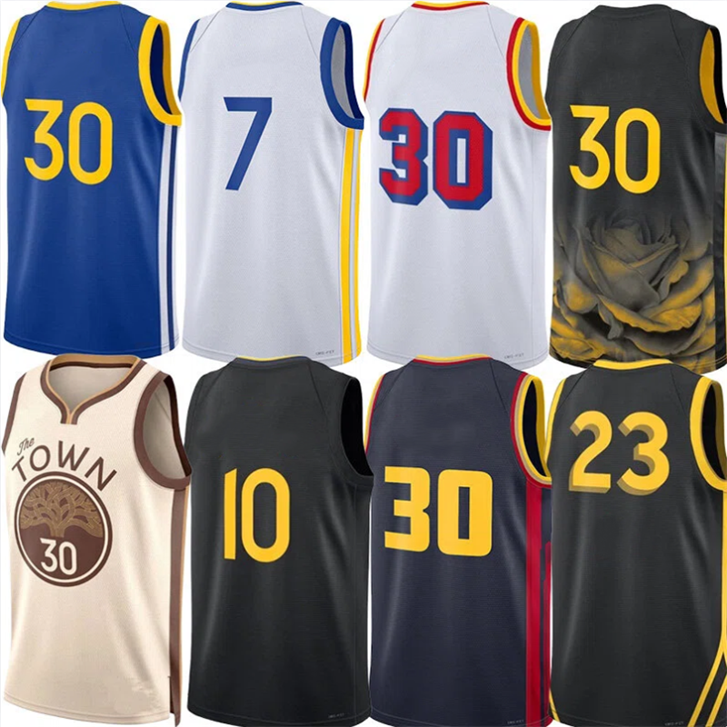 25 26 Custom Basketball Jerseys Stephe Curry Jimmy Butlerr Draymond Green Buddy Hield Gary Payton Jonathan Kuminga Brandin Podziemski Moses Moody City Jersey