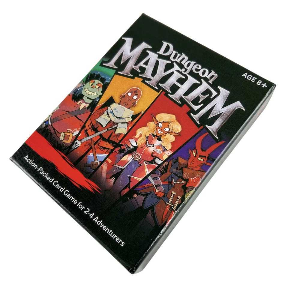 1pc Baldurs Gate Dungeon Mayhem Board Game Cards Monster Madness Card English Version Childrens Toy Gift C251114