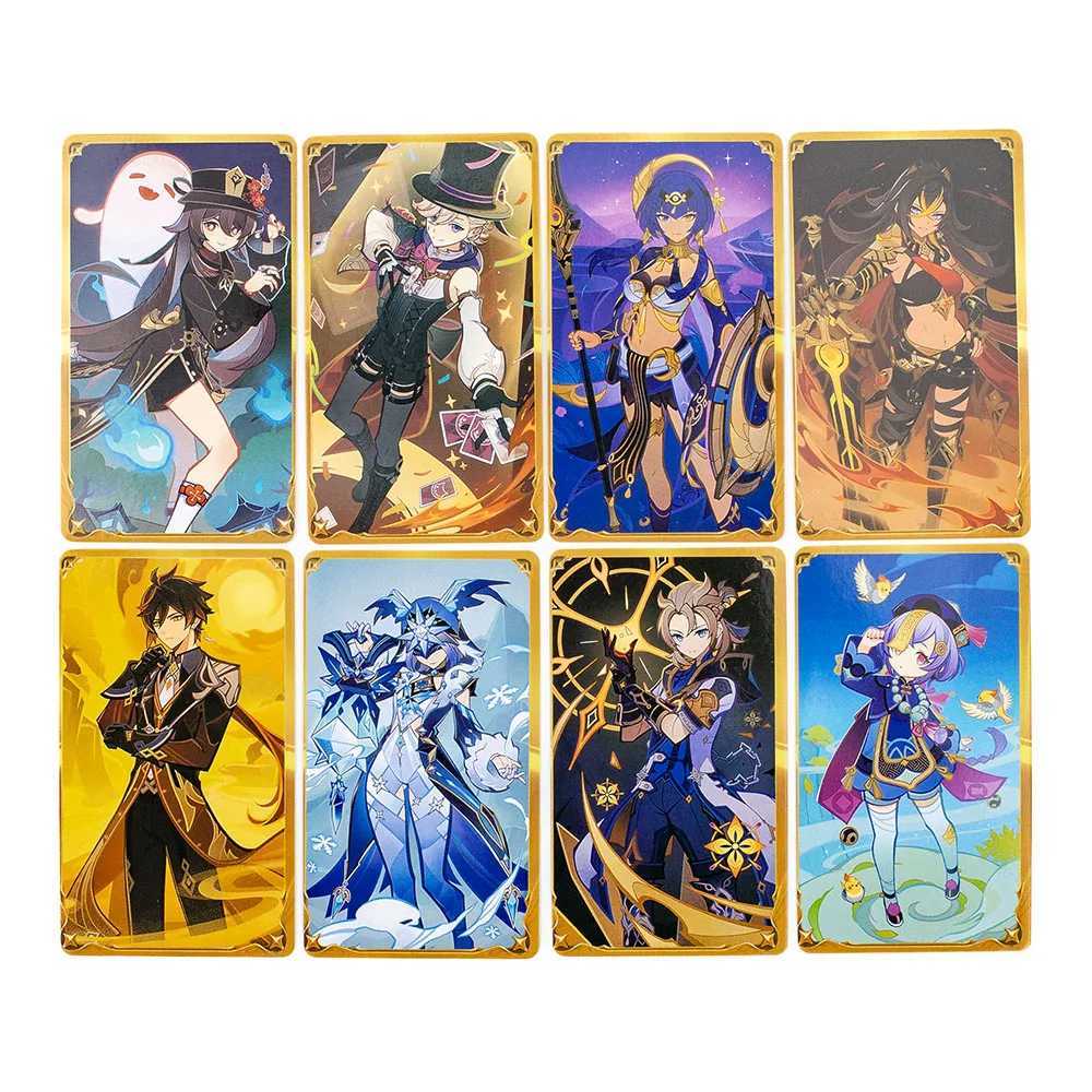 Anime Game Genius Invokation TCG 65Pcs/Set Hot 9555cm Collectible Card Collection for Desktop Gaming C251114