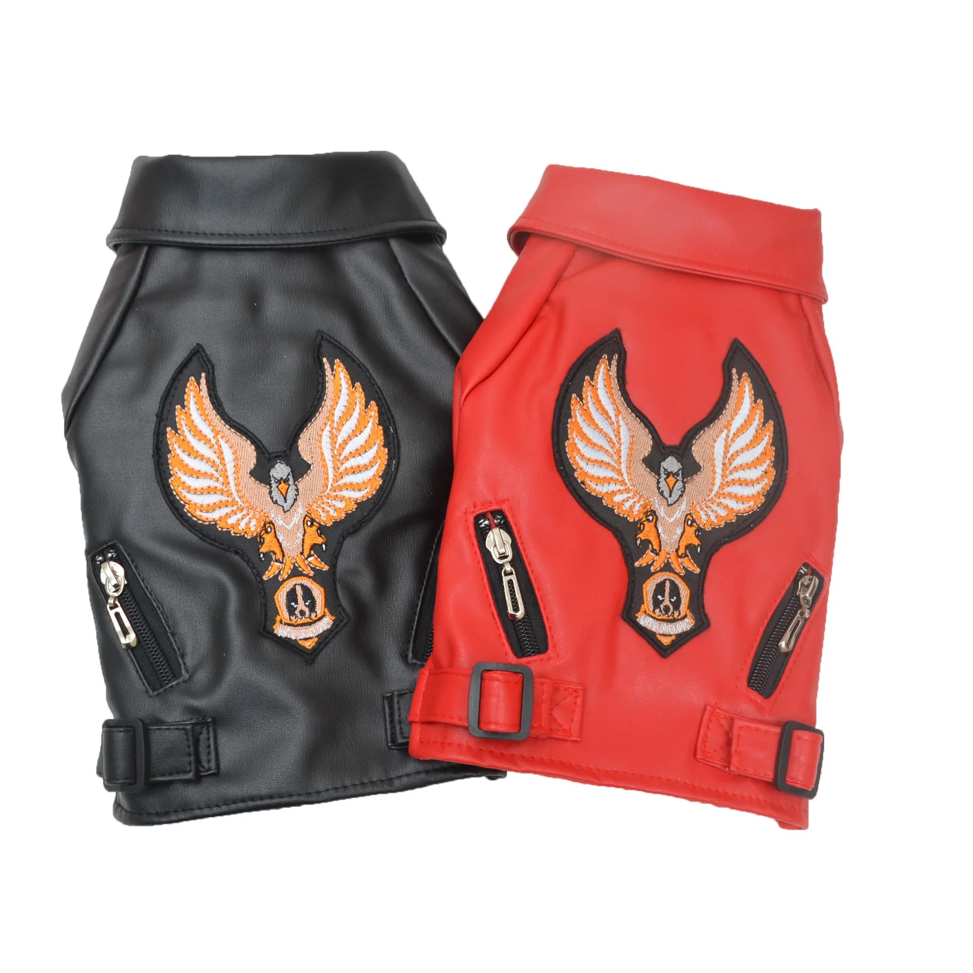 Eagle Embroidered Dog Jacket - Stylish & Warm Pet Coat for Small, Medium and Large Dogs