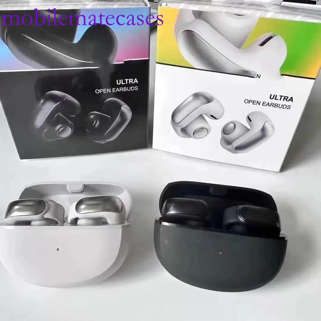 New BS Ultra Open Bluetooth 5.3 V12 Wireless Headphones TWS Sport Earbuds HD Mic Call Clip Waterproof In Ear Touch Control Gaming Earphones For Phone
