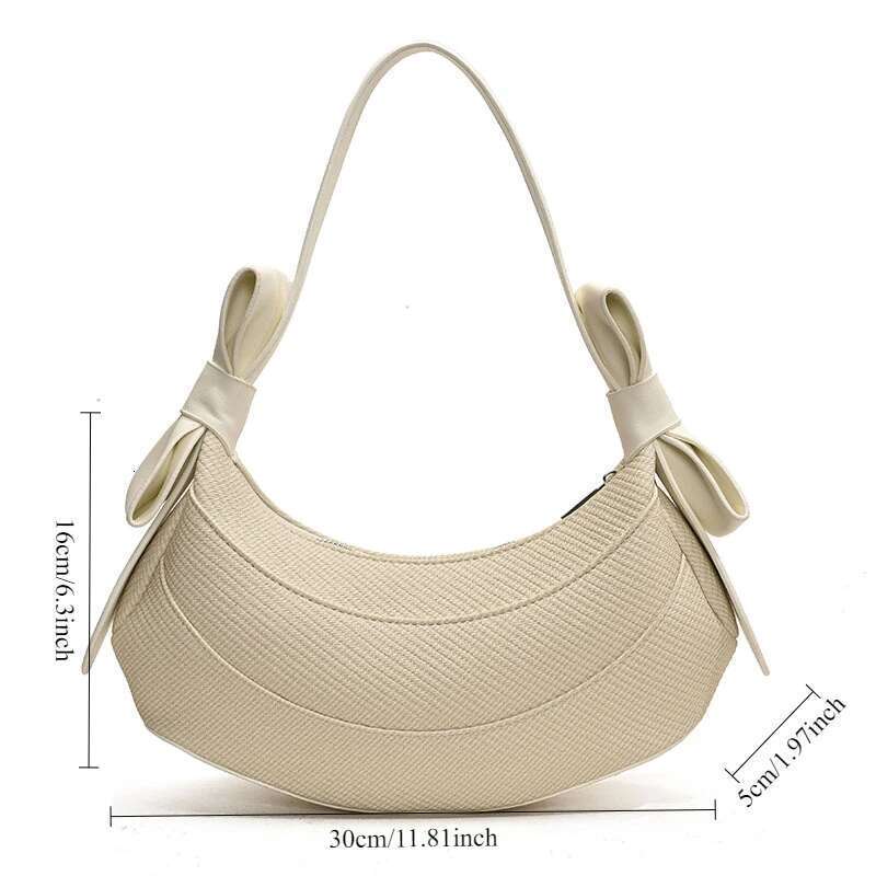 Korean Version Of Niche Women's New Stylish And Versatile Casual Handbag Highend Feeg Armpit Shoulder Bag