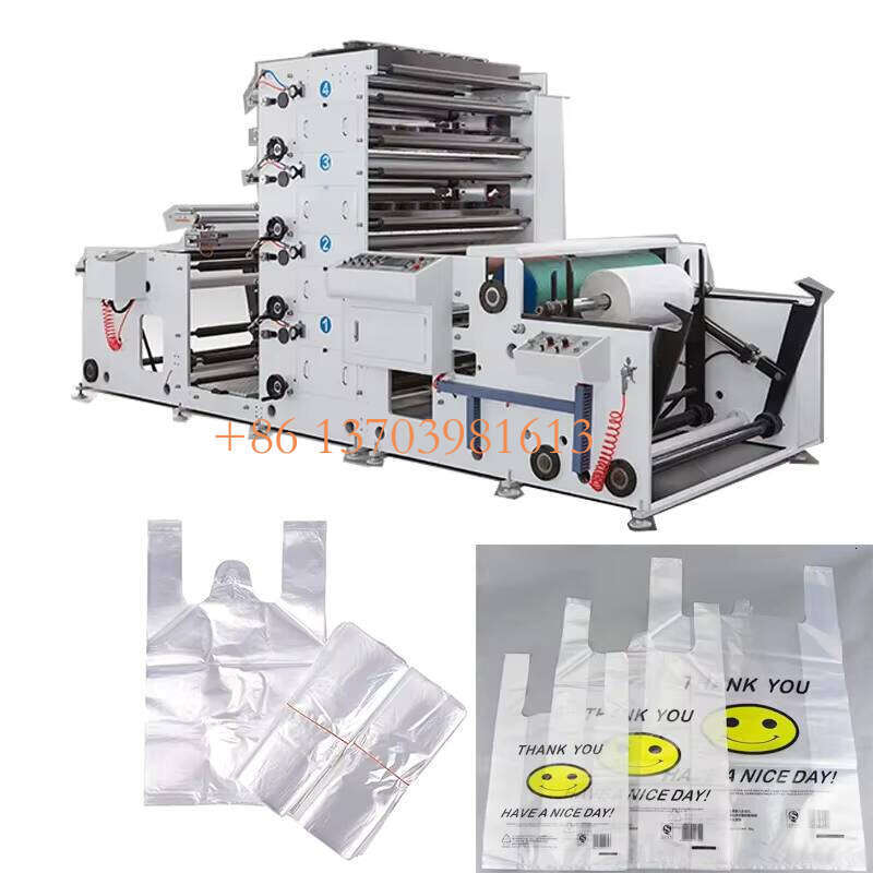 China Exporter of 4 Color Label Flexo Printing Machine Roll to Roll Flexographic Printing Machine