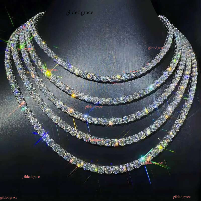 necklace jewelry moissanite jewlery designer for women nature charms jewelery love gift chain tennis bracelet men aaa