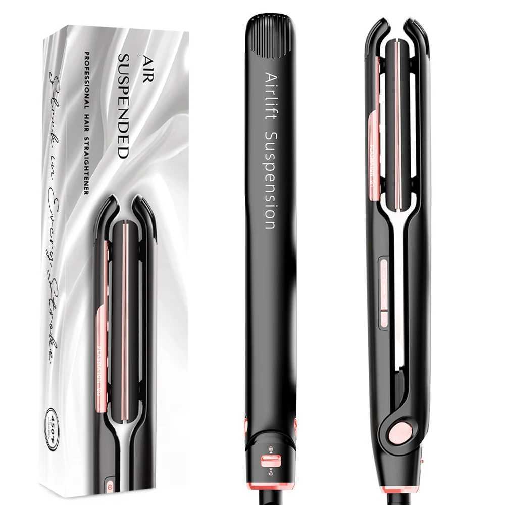 Suspended Floating Hair Straightener Curler 2 In 1 Plasma Flat Iron 450F / 230C Ceramic Plate Straightening Irons Smooth FrizzT251114