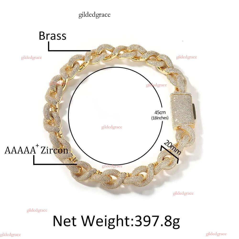 Wholesale 10K 14K Solid Real Gold 8MM Cuban k Chain Bracelet Iced Out Hip Hop Moissanite Necklace Fine Jewelry Men Women N24