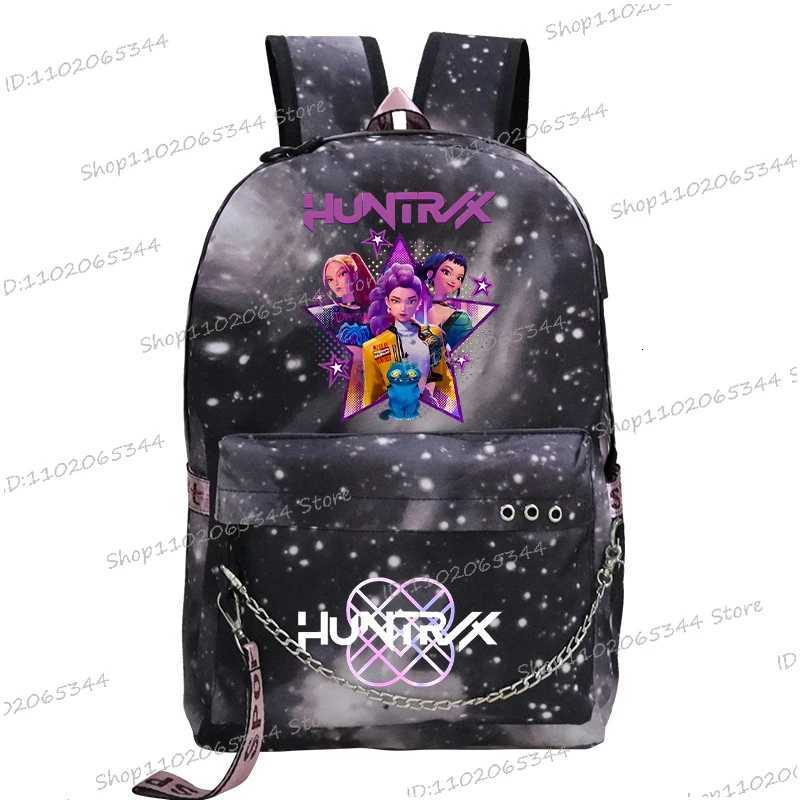 hip hop Anime Cartoon School Backpack Women girls bagpack Large Capacity Laptop Bags Teeneger Cartoon SchoolbagsW251113