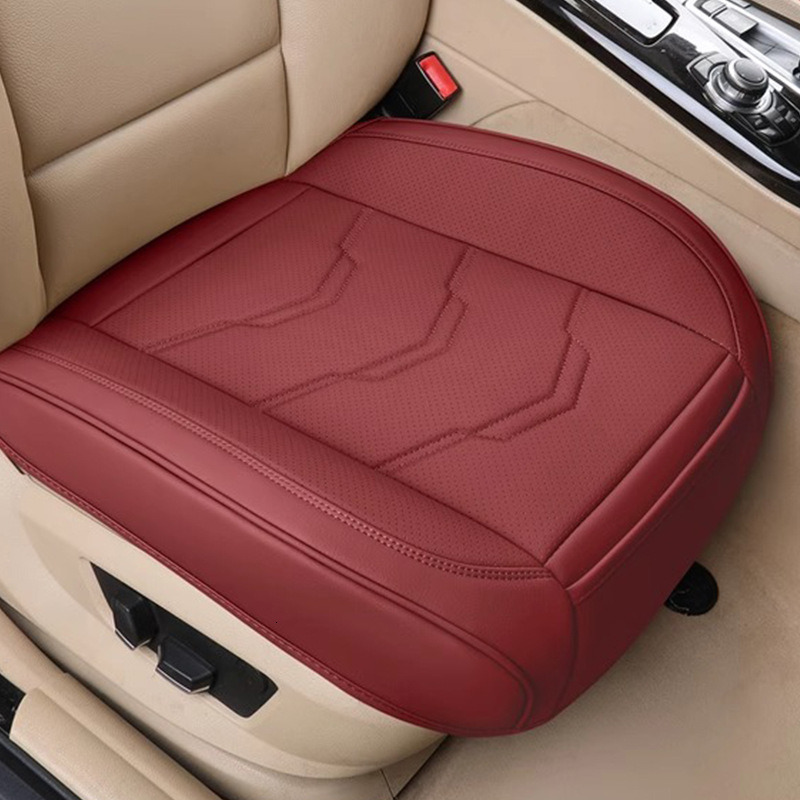 Automotive single piece four season universal car driver and passenger half package seat cover without backrest cushion