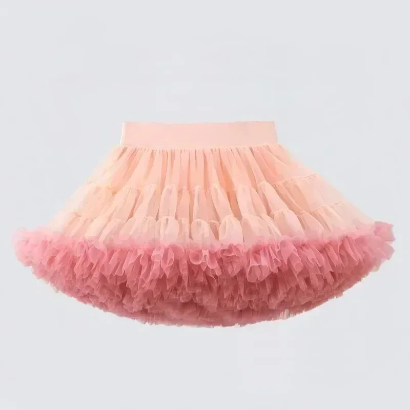 Baby Girls Tutu Skirt for Children Puffy Tulle Skirts for Kids Fluffy Ballet Skirt Party Princess Girl Clothes 2 4 5 6 8 Years 250411bj