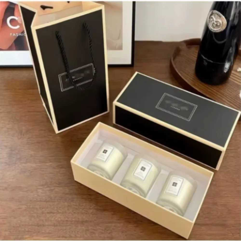 Aratherapy Candle Three Piece Set Indoor Smokeless Aratherapy British Pear Blue Wind Chime AratherapyCandle Cpanion Gift H251114