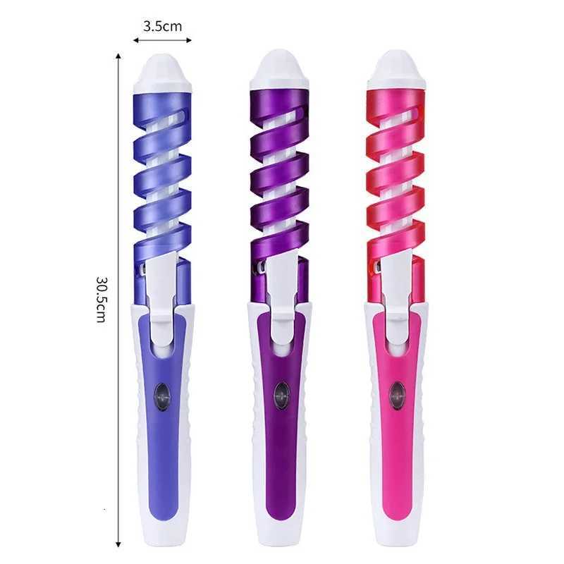 Magic Spiral Curling Iron Electric Hair curler Home Fast Heating Ceramic Curler Hair Styling Portable automatic rotatingT251114