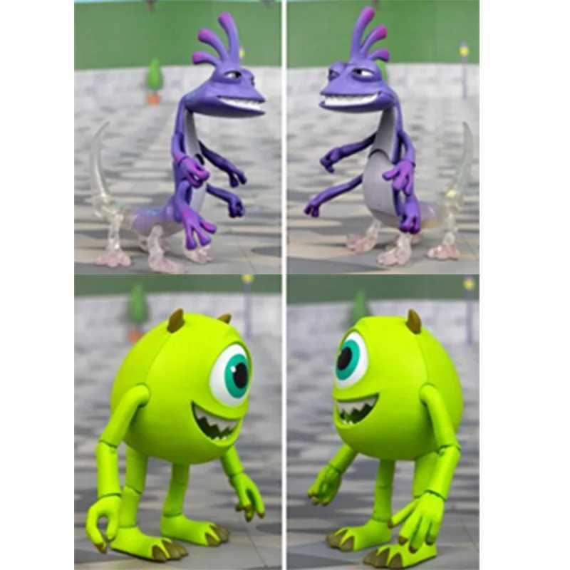 Disney Pixar Monsters Mike and Randall Movable Joint Action Characters Toy Monsters University Animated Characters Dolls Childrens Gifts Y2504014