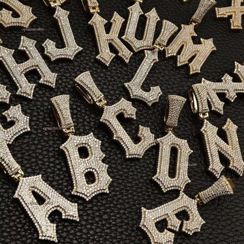 Newly arrived capital S letter A Moissanite pendant