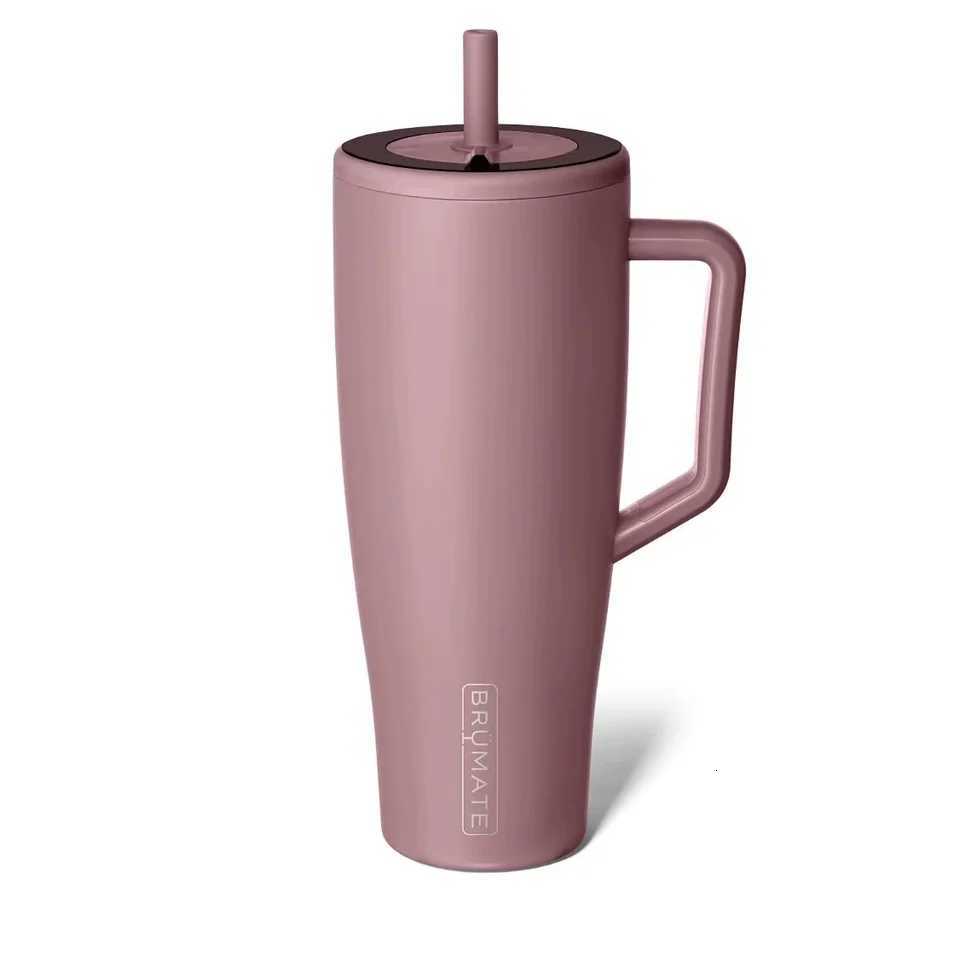 New 40 oz Tumblers Cup Straw Car Travel Mugs Coffee Tumbler Cups for s With Handle Insulated Stainless Steel Lid C251114