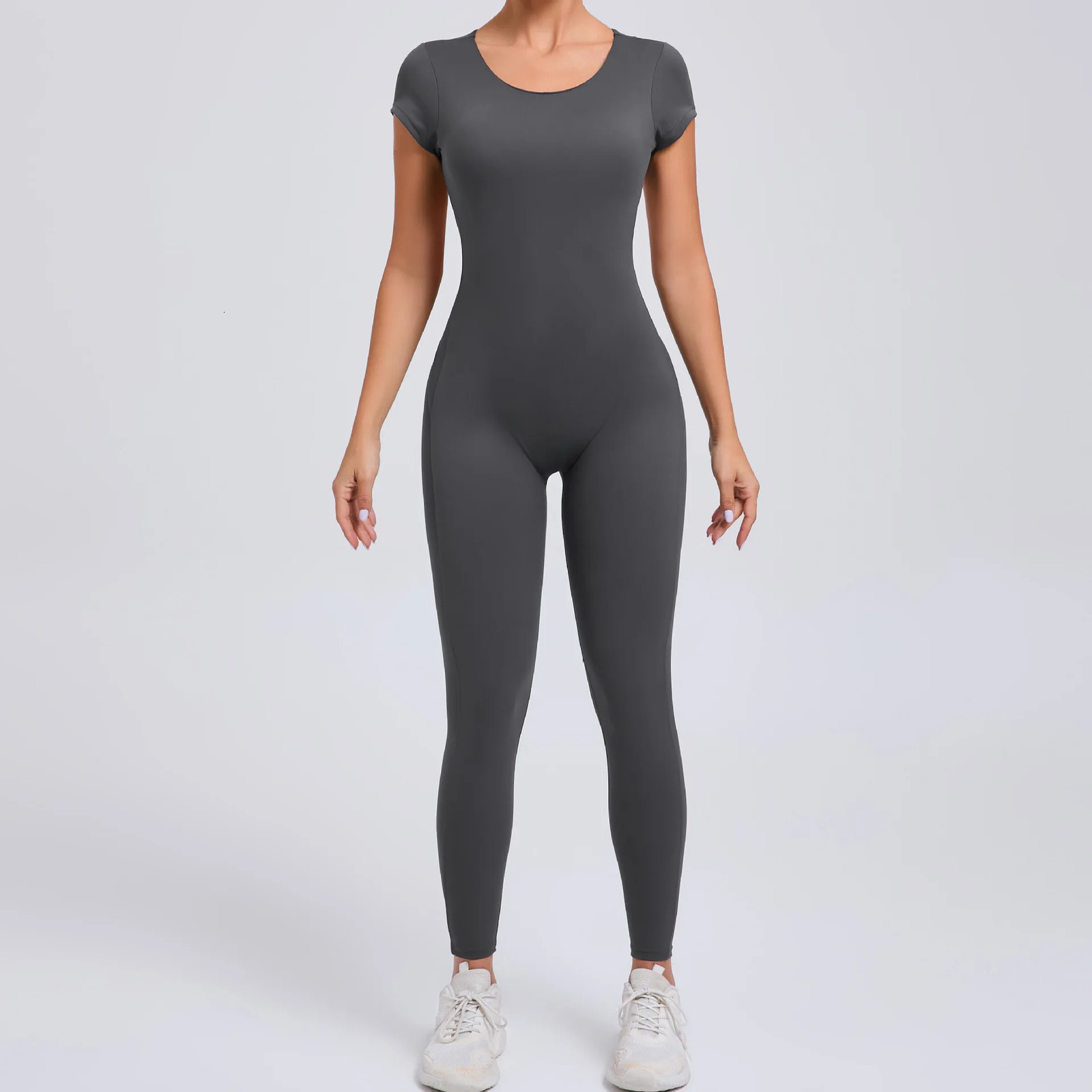 Yoga Set Sexy Backless Onepiece Suit Female Rompers Quick Dry Clothing Workout Bodysuits Flared Sports Jumpsuit Women 251113