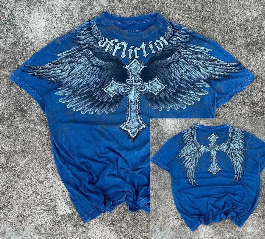 Woman Shirts Harajuku Y2k ClothesKpop Crop Top Goth Vintage Gothic Letter Graphic Printed Summer Female Clothing Elegant Lady 240902