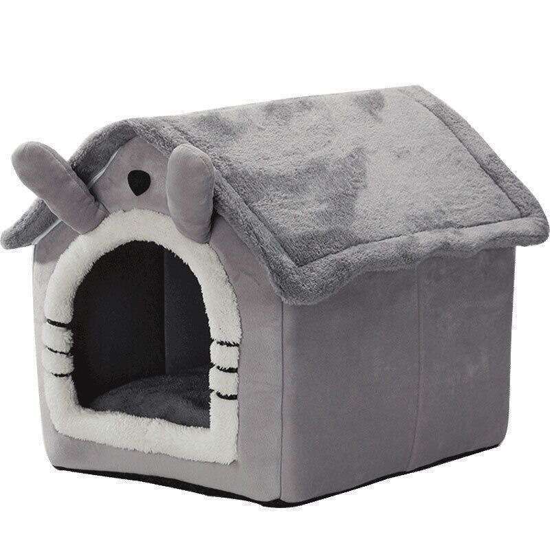 Source Factory House-Type Cat Detachable Washable Enclosed Warm Dog House Pet Nest Wholesale