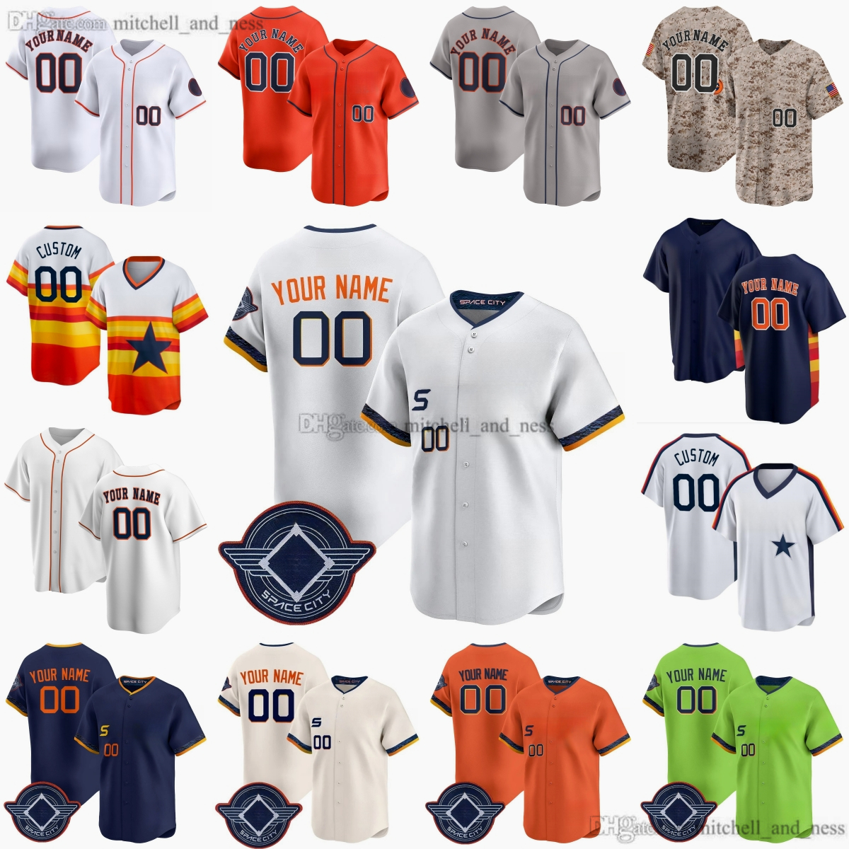 Custom XS-6XL Movie Baseball Altuve Jersey Stitch Alvarez Bregman Pena Bagwell Ryan Diaz Valdez Abreu Biggio Verlander Brantley Jerseys Breathable Sport Shirt
