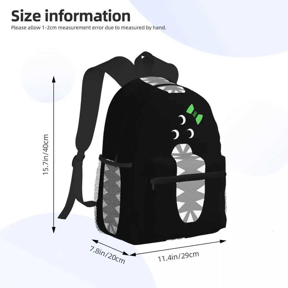 Nabnab Anime Garten Of Banban Student Backpack School Bag Hiking Travel Daypack for Boys Girls Fashion Bookbag Shoulder BagsW251113