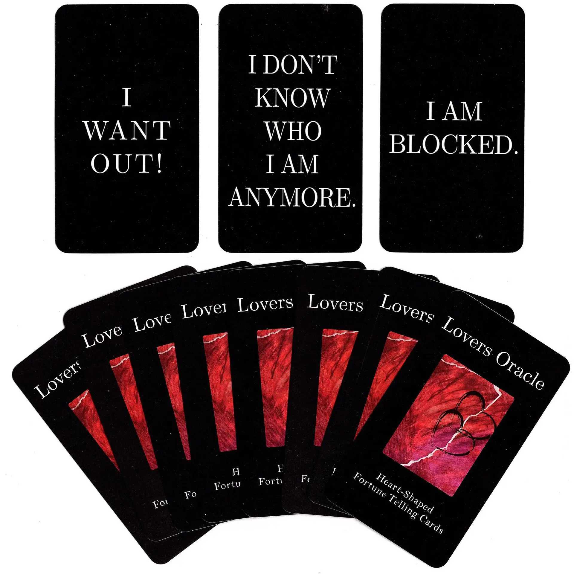 12x7cm Lovers Oracle cards High Quality Tarot Cards Dnd Deck Box board games C251114