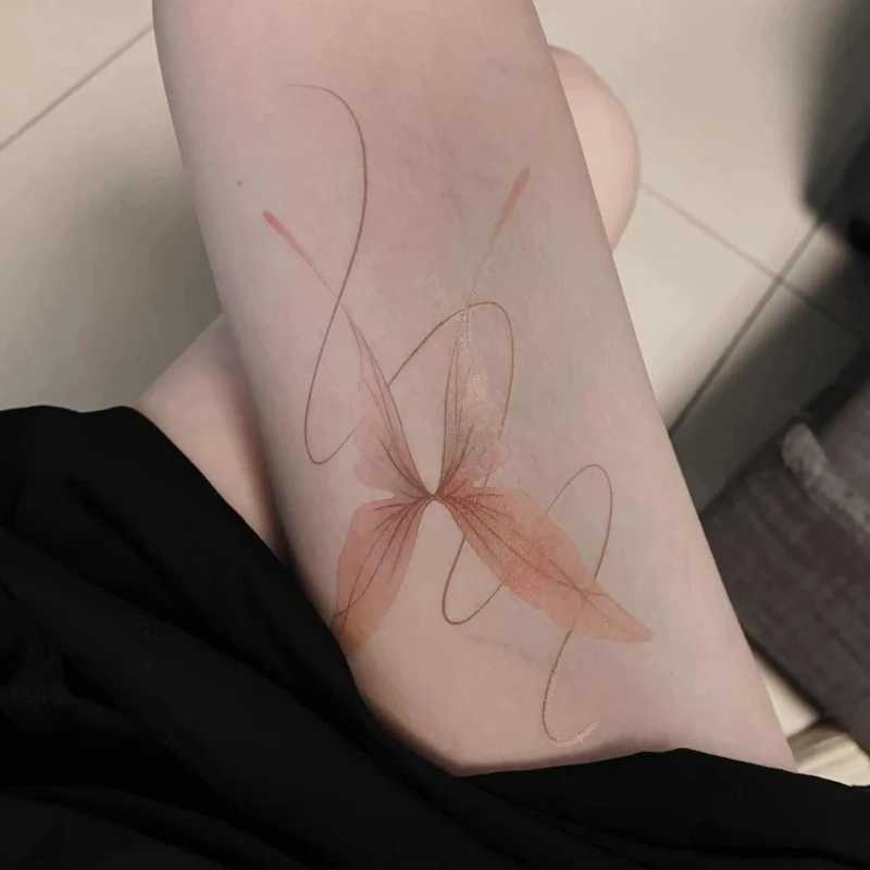 Y2K Dopamine Colored Butterfly Stickers Romantic Fairy Temporary Tattoo Female Arm Fake Tattoo Sexy Temporary TattooXJ25414