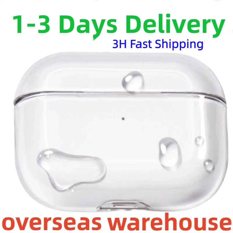 USA and Euro Warehouse For Airpods pro 2 3 4 air pods 3 4 Earphones Bluetooth Headphone Accessories Solid Silicone Protective Cover Wireless Charging Shockproof Case