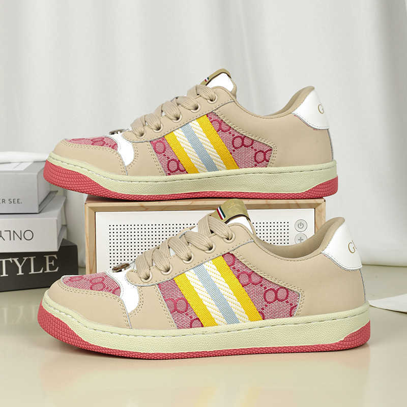 Size 35-40 designer casual shoes luxury sports shoes brand fashion shoes women's shoes retro leather tennis shoes low cut women's sports sho