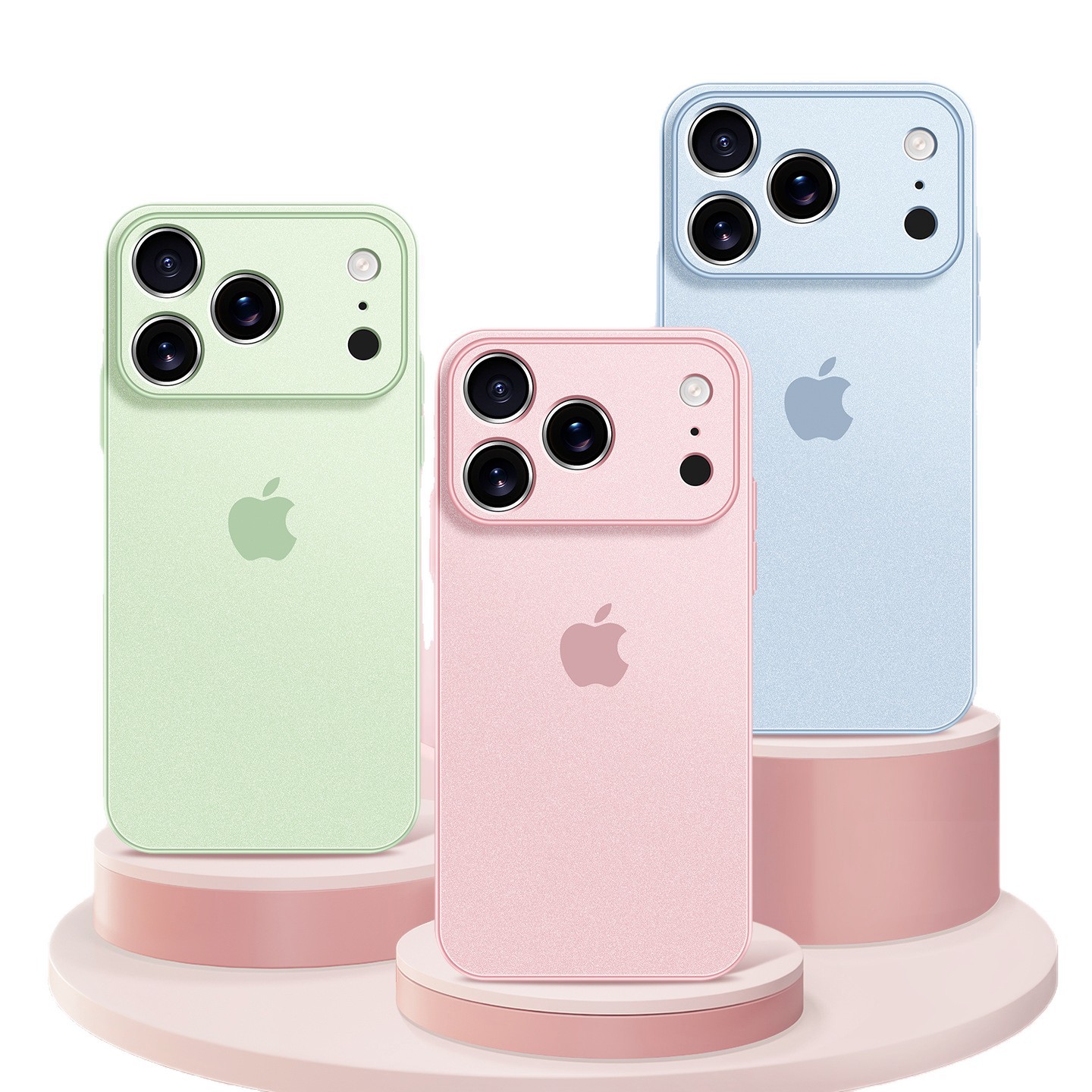 Ultra-thin, suitable for Apple phone cases, full coverage of silicone soft case in solid color