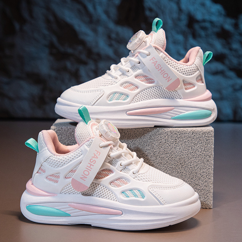 Children Boys Girls Sport Fashion Casual Kids Sneakers Kidszworld Youth Outdoor Mesh Tennis Toddler Running Shoes Size 26 - 37 K0345