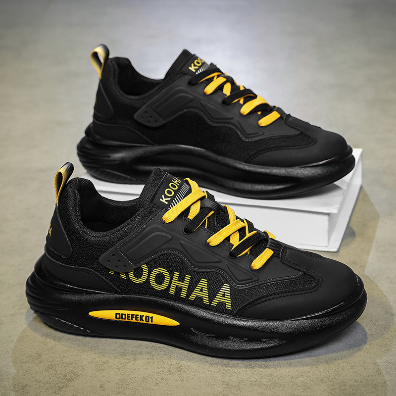 2025 New Designer Mesh Breathable Men Shoes Commuting Work Slip Resistant Durable Casual Shoes Outdoor Training Running Shoes Thick Sole Fashion Daily