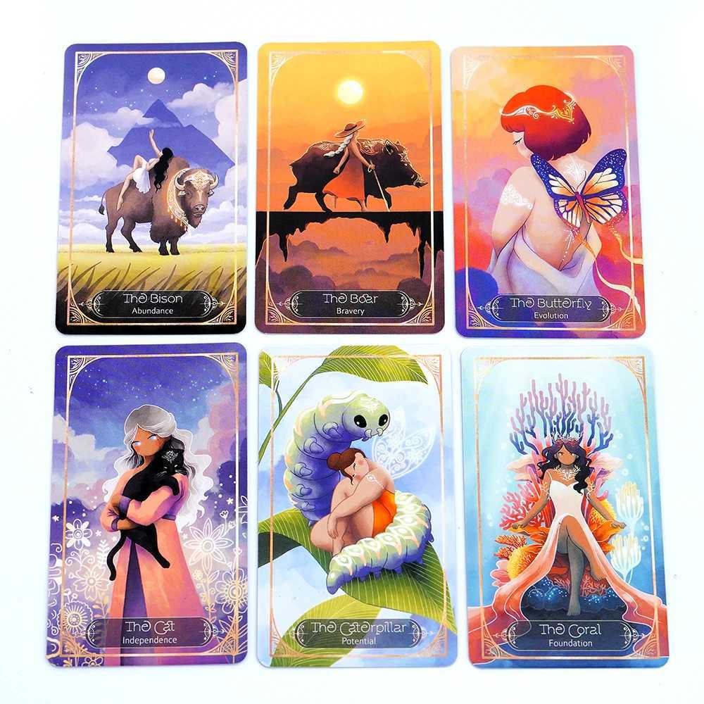 The Wild Soul Oracle Cards Tarot Deck Full English Version Oracles Deck Board Game Party Desktop Toy Family Party Game C251114