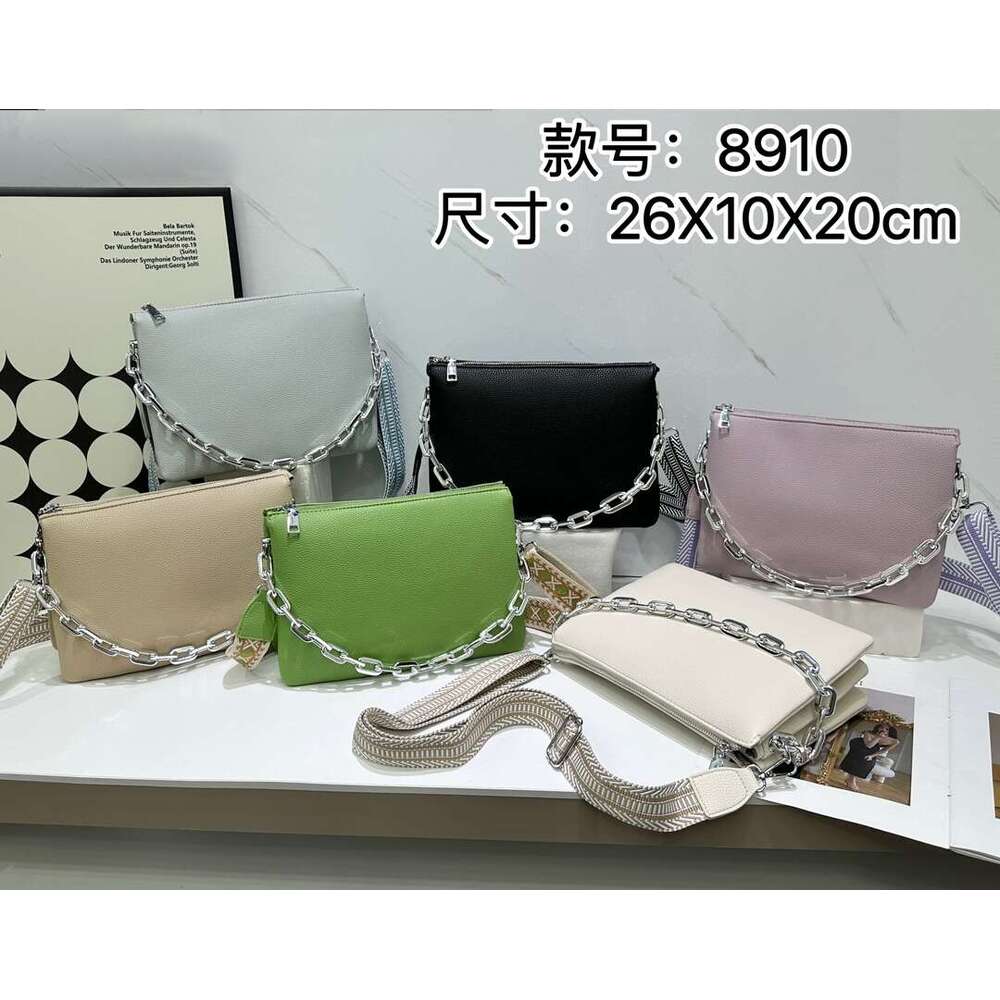 Women's Bags Underarm bag spring simple and fashionable shoulder chain stylish multi compartment crossbody women's bag, practical