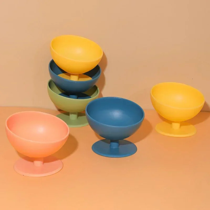 Cat bowl tilted design high foot anti excessive neck protection food grade feeding tray large capacity small dog feeder 250414