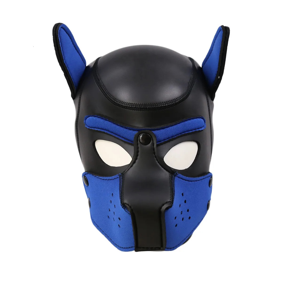 XL Size Party Masks Pup Puppy Play Dog Hood Mask Padded Latex Role Play Cosplay Full Head Ears Halloween Mask Sex Toy For Women 250410