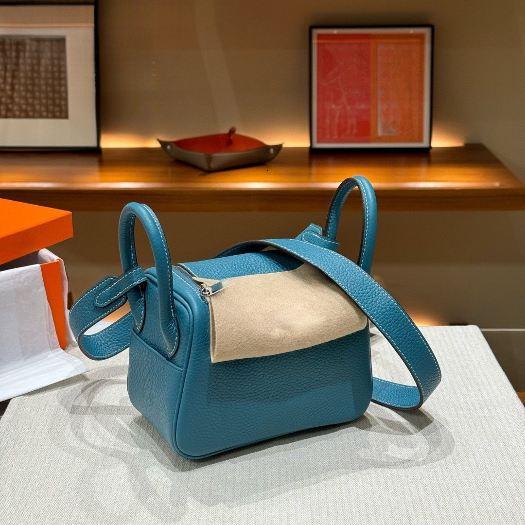 Designer cowhide mini handbag, new single shoulder crossbody bag, designer bag